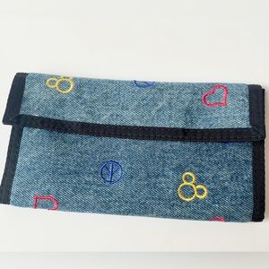 Denim Disney Mickey Wallet